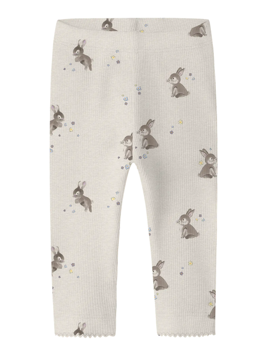 Leggings Kaniner Ribbade Diakab Beige