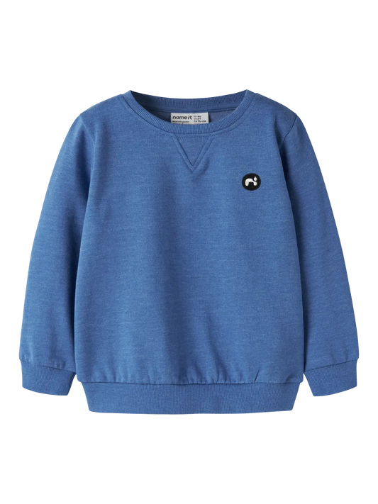 Sweattröja Vimo Enfärgad Blå