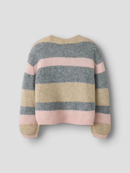Stickad Tröja Luci Flerfärgad Rosa