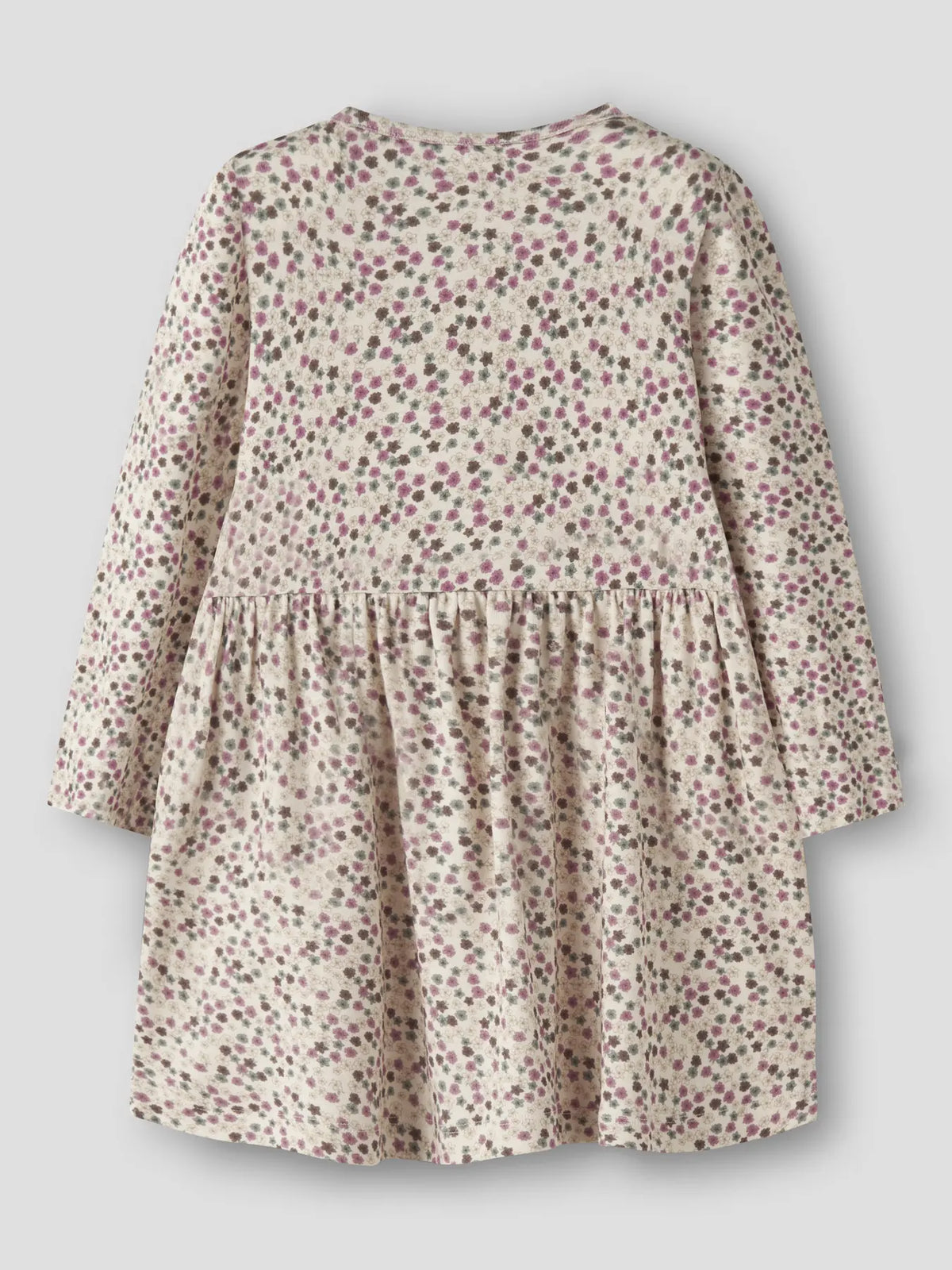 Klänning Lianna M Långärmad Mönstrad Beige