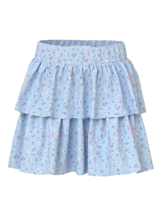 Kjol Vinaya Blommor Ljusblå