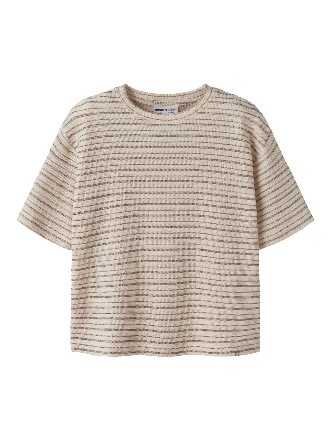 T-shirt Jonn Kortärmad Randig Beige