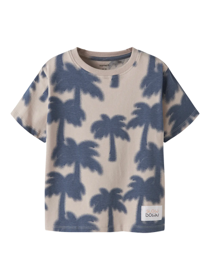 T-shirt Kortärmad Palmer July Beige