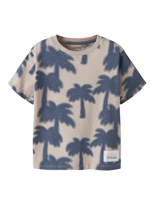 T-shirt Kortärmad Palmer July Beige