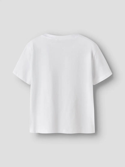Kortärmad T-shirt Djur Huber Vit