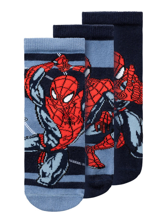 Strumpor Spiderman Jumio 3-pack Blå