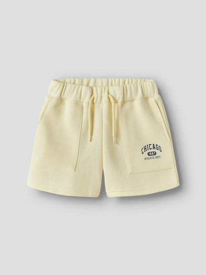 Shorts Sweat Fabia Enfärgad Gul