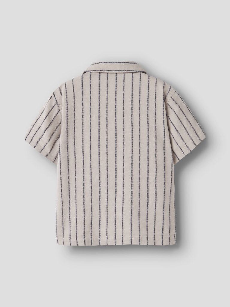 Skjorta Jax Kortärmad Mönstrad Beige