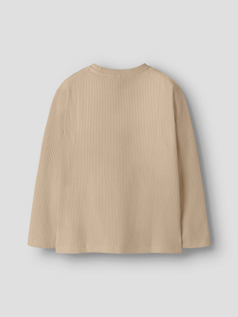 Tröja Ossy Våfflad Struktur Beige