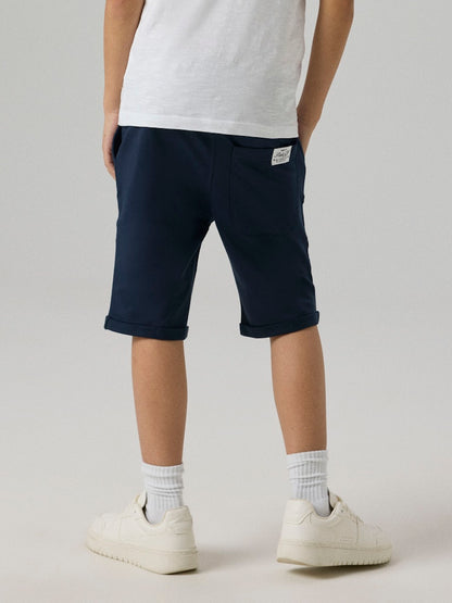 Shorts Vermo K Enfärgade Marinblå