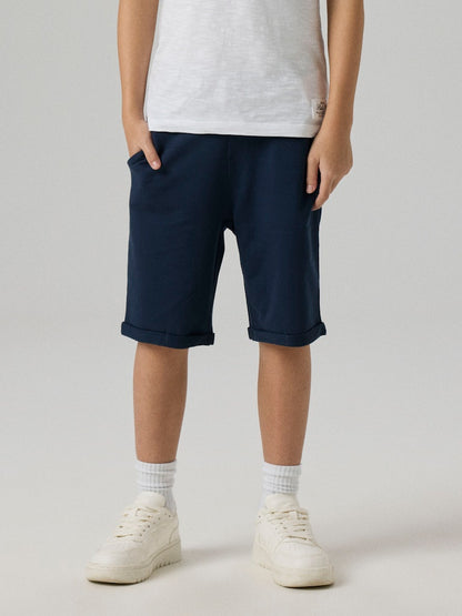 Shorts Vermo K Enfärgade Marinblå