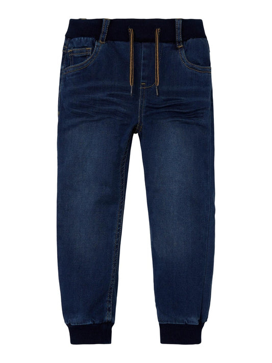 Jeans Supermjuk Ben Baggy Mörk Tvätt