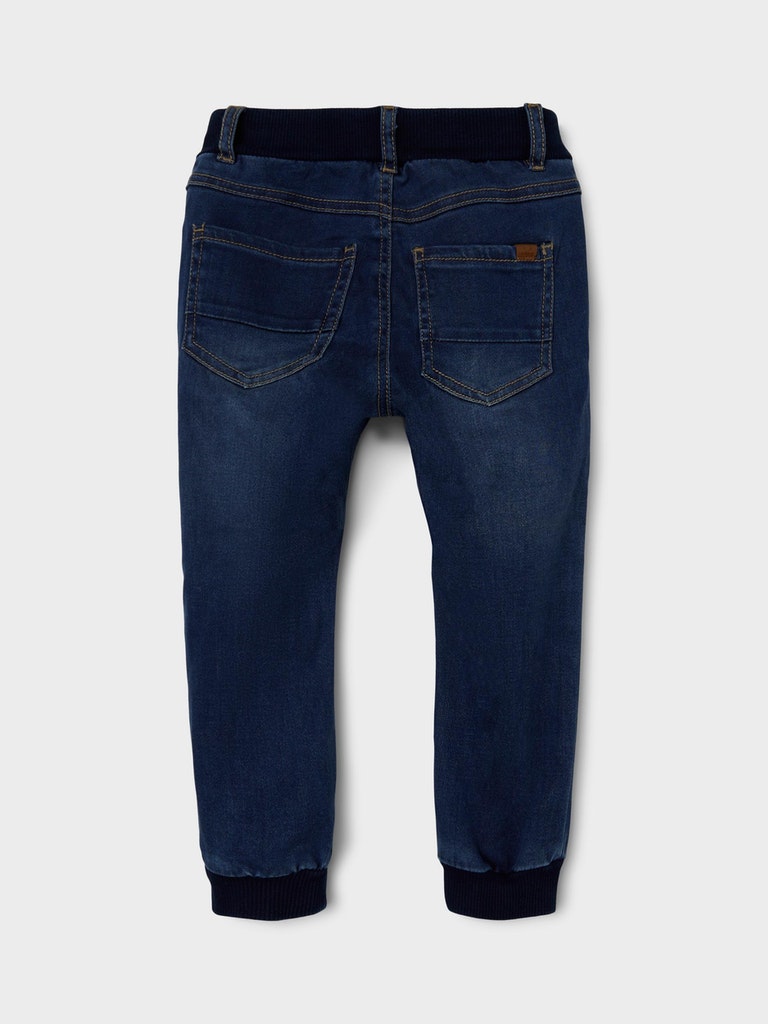 Jeans Supermjuk Ben Baggy Mörk Tvätt