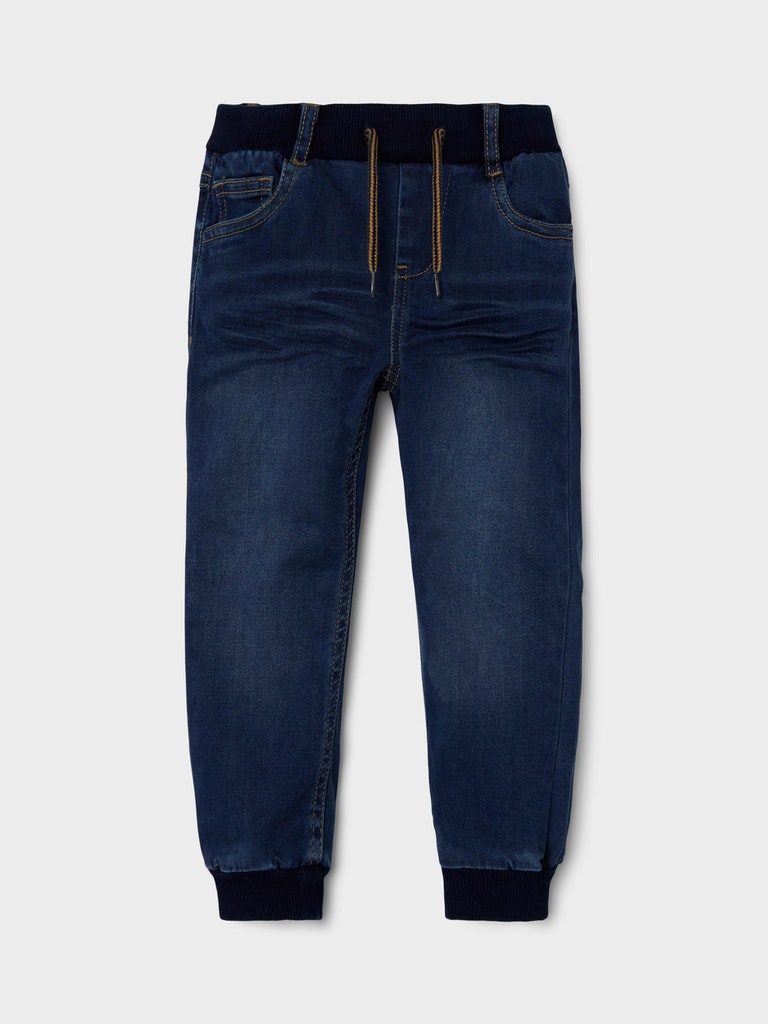 Jeans Supermjuk Ben Baggy Mörk Tvätt