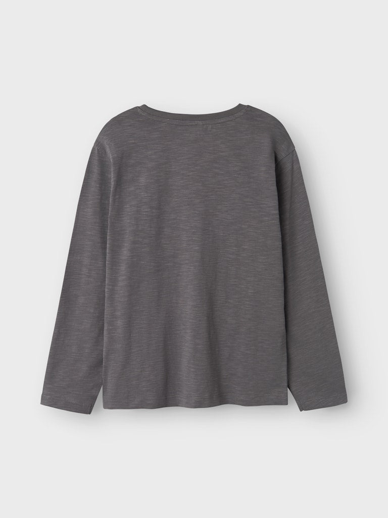 T-shirt Långärmad Vincent K Enfärgad Grå