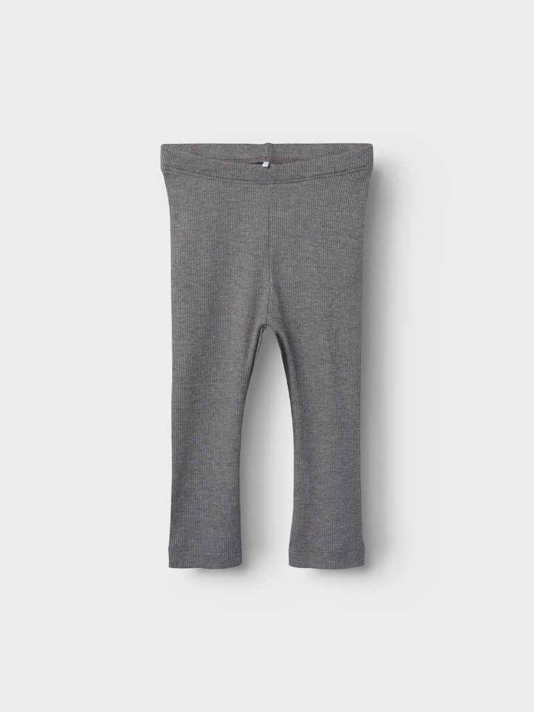Byxa/Legging Kab Ribbad NB Enfärgad Grå