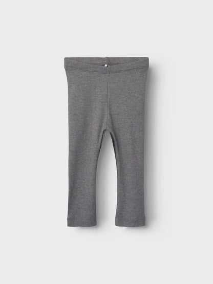 Byxa/Legging Kab Ribbad NB Enfärgad Grå