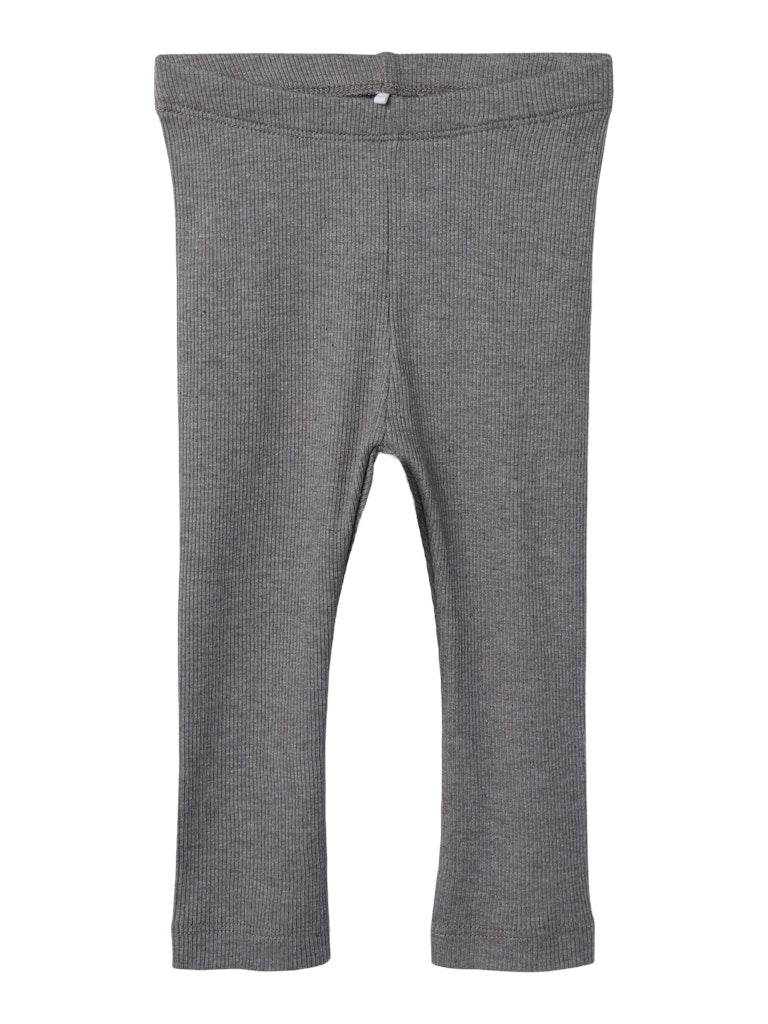 Byxa/Legging Kab Ribbad NB Enfärgad Grå