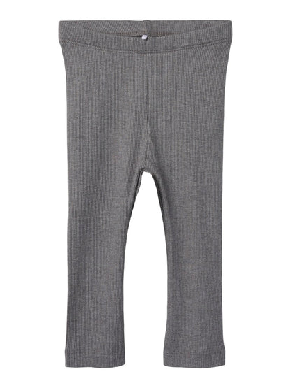 Byxa/Legging Kab Ribbad NB Enfärgad Grå