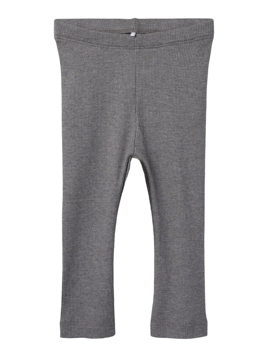 Byxa/Legging Kab Ribbad NB Enfärgad Grå
