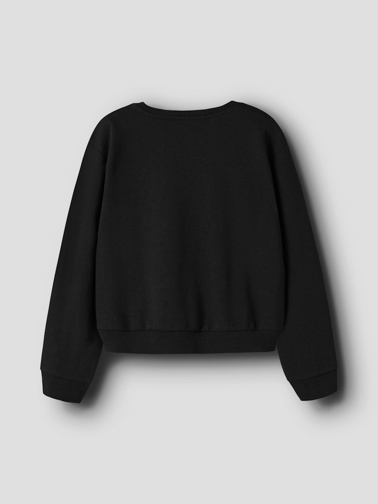 Sweattröja Mille Enfärgad Svart