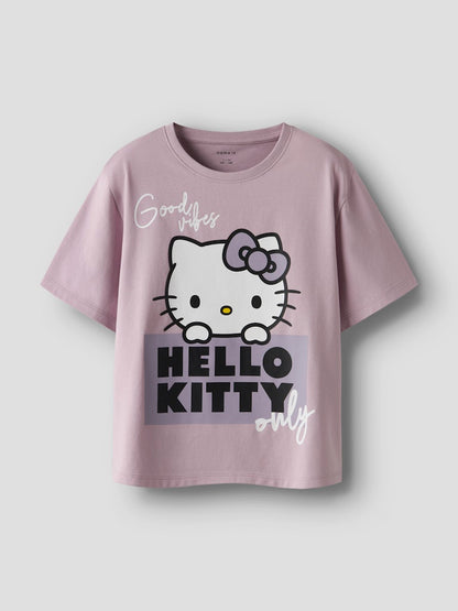 Topp Hello Kitty Kortärmad Dykaja Rosa