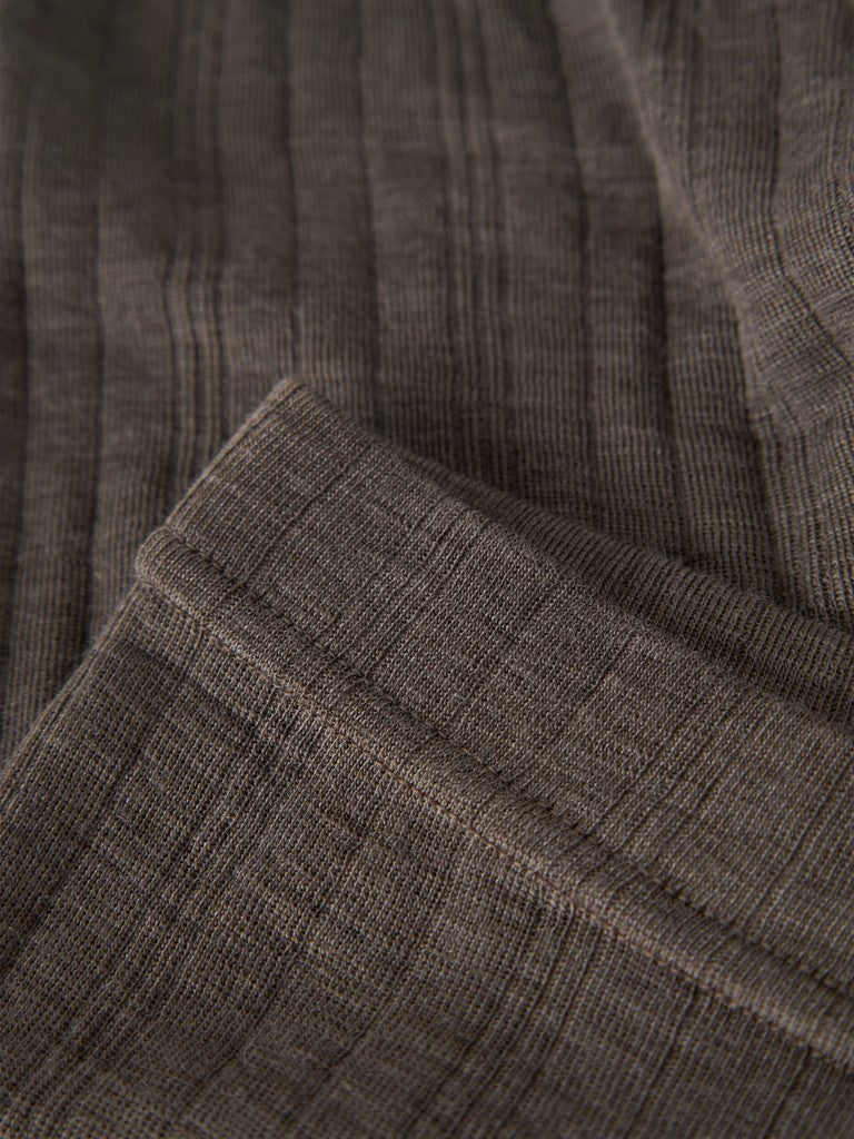 Leggings Merinoull Wang M Enfärgad Brun