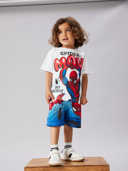 T-shirt Spiderman Marvin Vit