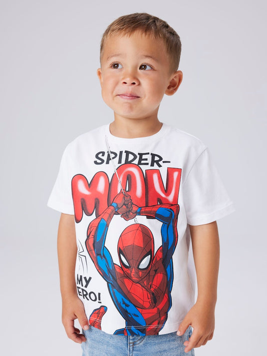 T-shirt Spiderman Marvin Vit