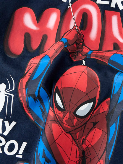 T-shirt Spiderman Marvin Blå