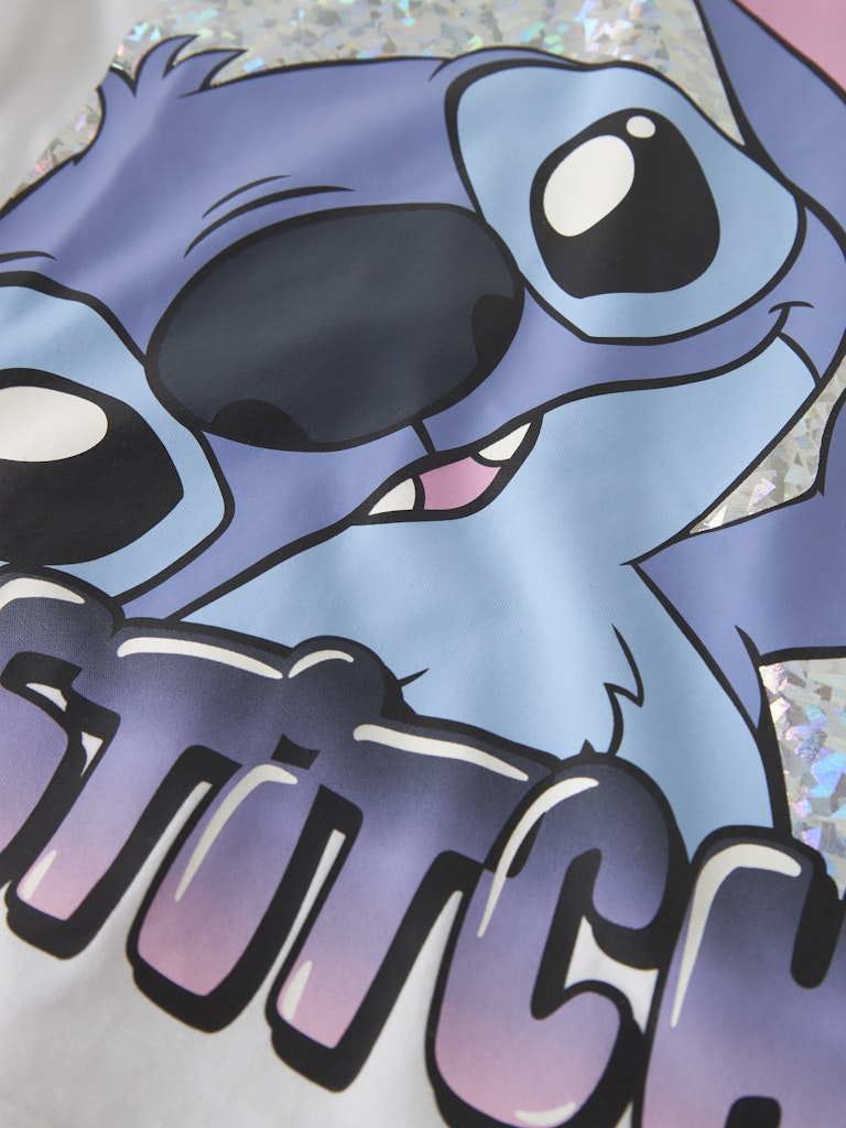 Topp Stitch Kortärmad Fora Vit