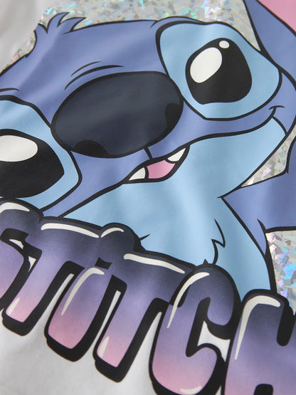 Topp Stitch Kortärmad Fora Vit