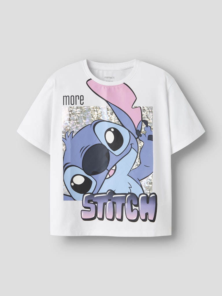 Topp Stitch Kortärmad Fora Vit