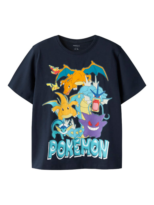T-shirt Pokémon Kortärmad Majo Blå