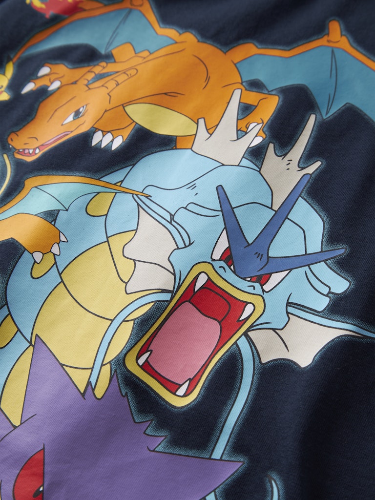 T-shirt Pokémon Kortärmad Majo Blå