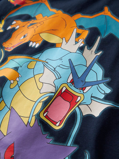 T-shirt Pokémon Kortärmad Majo Blå