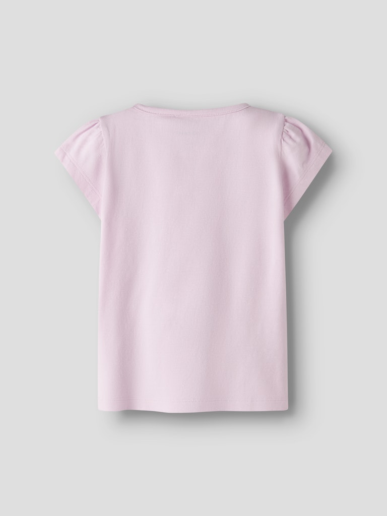 Topp Stitch Kortärmad Fuba Glitter Rosa