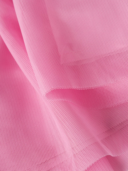 Tyllkjol Tulle Enfärgad Rosa