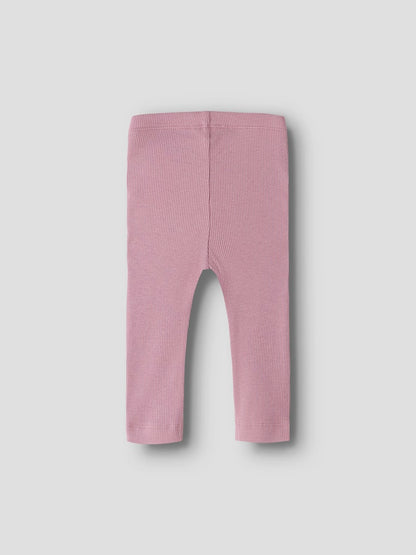 Byxa/Legging Kab Ribbad M Enfärgad Rosa
