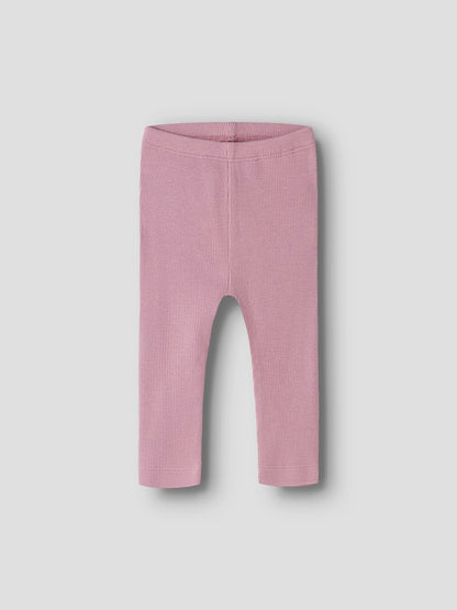 Byxa/Legging Kab Ribbad M Enfärgad Rosa