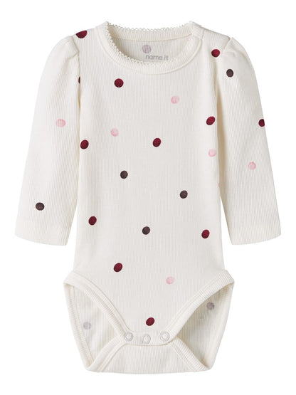 Body Nutti Ribbade Prickar Vit