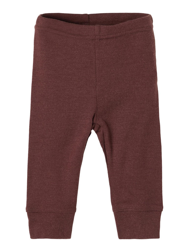 Leggings Merinoull Willit Enfärgad Mörk Lila