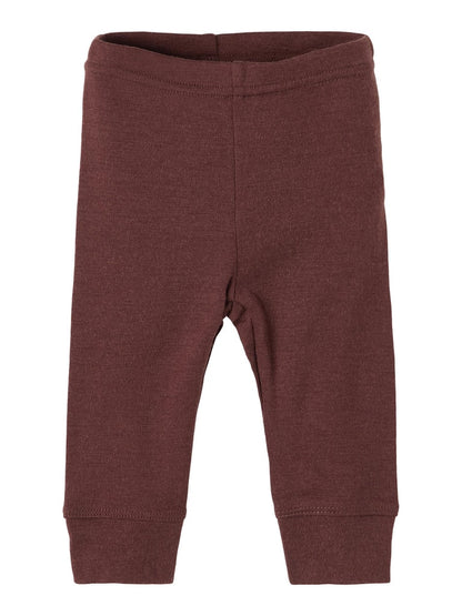 Leggings Merinoull Willit Enfärgad Mörk Lila