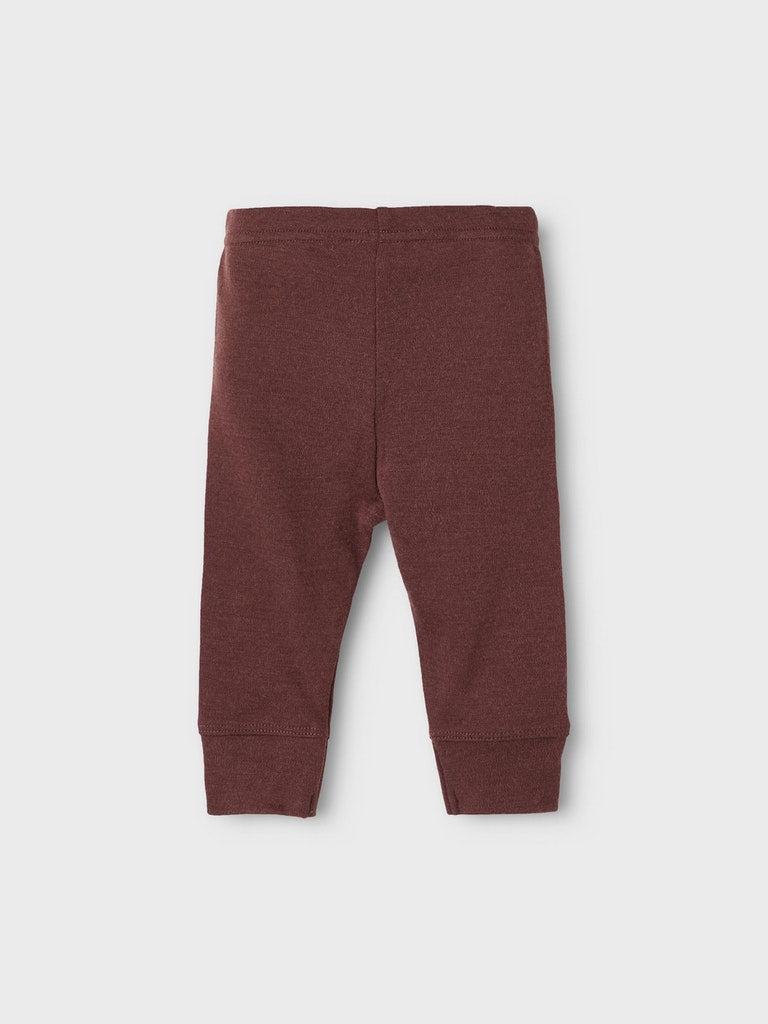 Leggings Merinoull Willit Enfärgad Mörk Lila