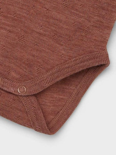 Body Merinoull Wang Enfärgad Cognac