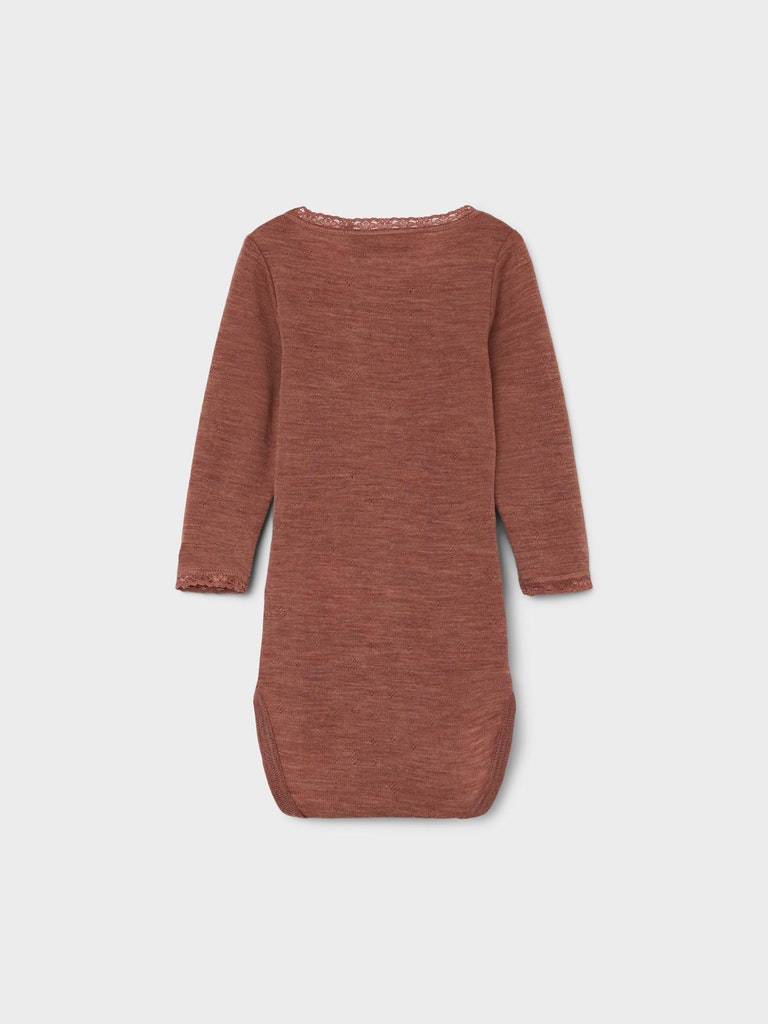 Body Merinoull Wang Enfärgad Cognac