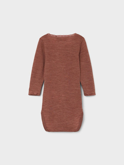 Body Merinoull Wang Enfärgad Cognac