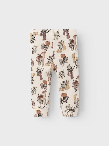 Leggings Merinoull Willit Mönster Kanin Beige