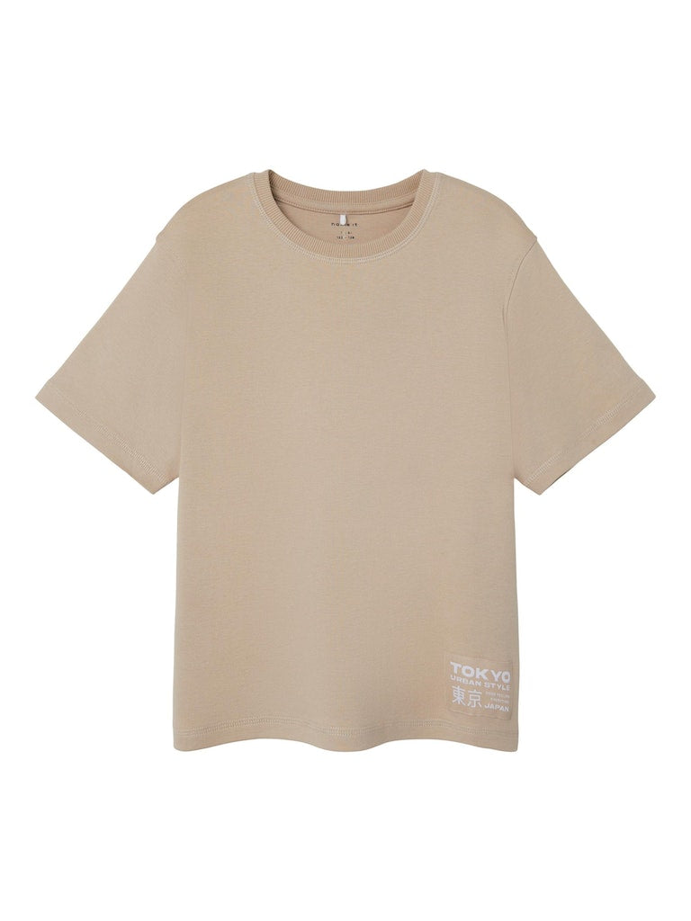 T-shirt Sallerken Lös Passform Beige