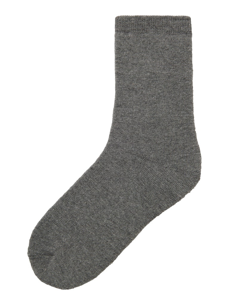 Strumpa Merinoull Waksi Tjock Mörkgrå